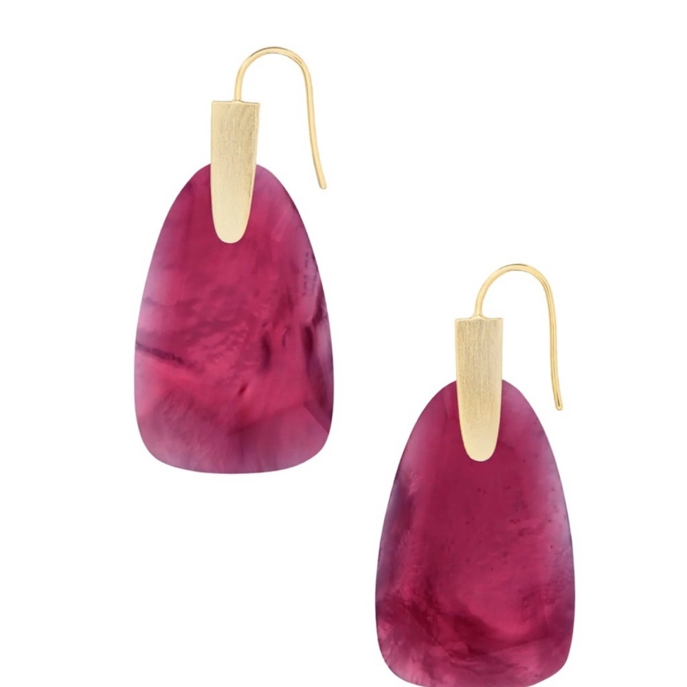 Kendra Scott Marty Berry Illusion - Gold and Pink Earrings